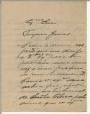 Carta de Francisco Calaça para Manuel Teixeira Gomes
