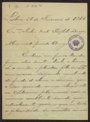 Carta de António de Sousa a Teófilo Braga