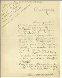 Carta de Lucca de Negreiros (?) para Manuel Teixeira Gomes