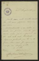 Carta de António Mateus a Teófilo Braga