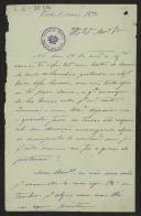 Carta de António Ferreira de Macedo Pinto para Teófilo Braga