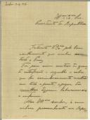 Carta de António Pereira para Sidónio Pais