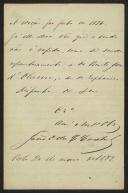 Carta de João E. da C. Coelho a António Moreira Cabral