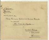 Carta de Paul Friedlaender, Secretário da Chancelaria Consular, para Vasco Francisco Caetano de Quevedo 
