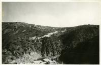 Fotografia das obras de construção da Barragem de Miranda