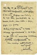 Rascunho de carta de António Bessa Pais para César Sousa Mendes