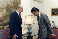 Visita de Giscard d´Estain a Portugal