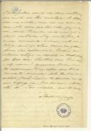 Carta de Teófilo Braga para Maria do Carmo Xavier de Barros Leite