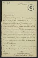Carta de Visconde da Torre da Murta a Teófilo Braga