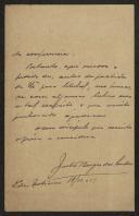Carta de Júlio Borges dos Santos a Teófilo Braga