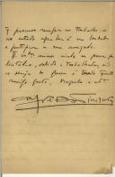 Carta de Alfredo Pimenta para Teófilo Braga