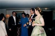 Fotografia de Ramalho Eanes e Manuela Eanes com os reis da Dinamarca