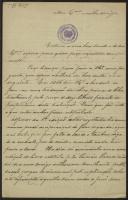 Carta de Manuel de Almeida Cabral a Teófilo Braga