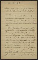 Carta de Francisco Maria Supico a Teófilo Braga