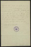 Carta de Ana Amália Martins da Cruz Xavier para Maria do Carmo Braga