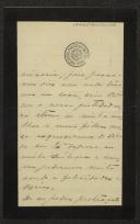 Carta de Luciano César Roucon a Teófilo Braga