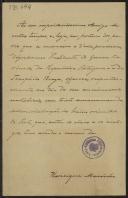 Carta de Henrique Marinho a Teófilo Braga