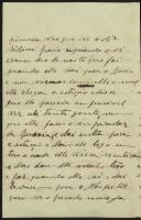 Carta de António Júlio da Costa para Mariozinho descrevendo o atentado que vitimou Sidónio Pais