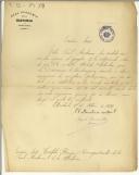 Ofício de Fernandez Duro para Teófilo Braga