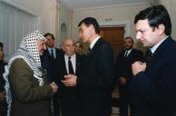 Visita de Yasser Arafat