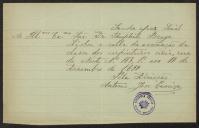 Carta de António José Caniço a Teófilo Braga