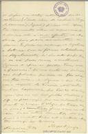 Carta de Teófilo Braga para Maria do Carmo Xavier de Barros Leite