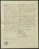Carta de Franz Josef Fichtner a Teófilo Braga