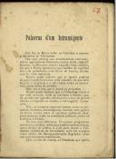 Palavras d'um intransigente