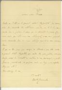 Carta de Brito Camacho para Sidónio Pais
