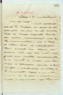 Cópia de carta de Manuel Teixeira Gomes para Francisco Corte Real
