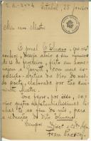 Carta de Fran Paxeco para Teófilo Braga