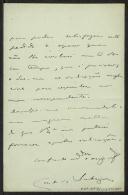Carta do Conde da Sabugosa a Teófilo Braga