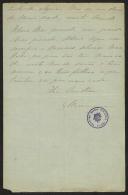 Carta de Maria do Carmo Braga para Teófilo Braga