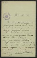 Carta de António Cardoso a Teófilo Braga