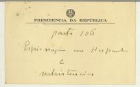 Carta de Egas Moniz para Sidónio Pais