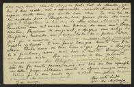Bilhete-postal de Joaquim de Araújo a Teófilo Braga