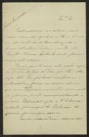 Carta de Cândido Augusto Nazaré a Teófilo Braga