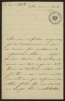 Carta de António Francisco Barata a Teófilo Braga