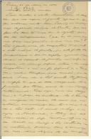 Carta de Teófilo Braga para Maria do Carmo Xavier de Barros Leite