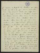 Carta de Joaquim de Araújo para Teófilo Braga