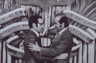 Fotografia de Ramalho Eanes com Andrés Perez