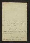 Carta de Teresa da Costa e Silva a Teófilo Braga
