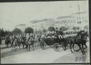 Fotografia de Manuel de Arriaga durante as comemorações do 4º aniversário da implantação da República