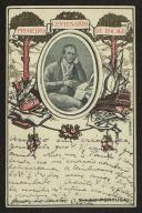 Bilhete-postal ilustrado de Ana de Castro Osório para Teófilo Braga
