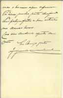 Carta de Jerónimo da Câmara Manuel para Manuel Teixeira Gomes