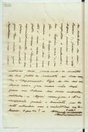 Cópia de carta de Manuel Teixeira Gomes para Freire de Andrade
