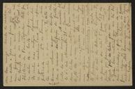 Bilhete-postal de Joaquim de Araújo a Teófilo Braga