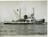 Fotografia do rebocador “Aveiro" da Companhia Nacional de Navegação (C.N.N.) para apoio à sua frota de navios de longo curso e batelões