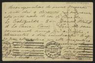 Bilhete-postal de Joaquim de Araújo a Teófilo Braga