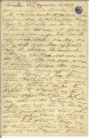 Carta de Teófilo Braga para Maria do Carmo Xavier de Barros Leite